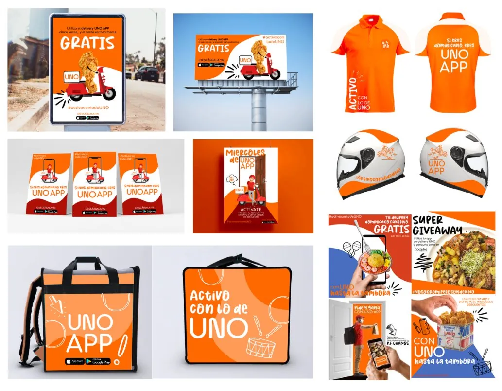 Piezas de marca y campaña para UNO App